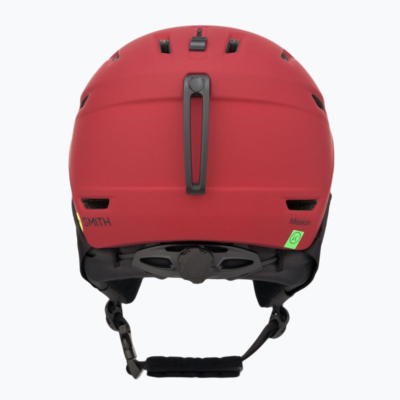 Smith Mission Mips ski helmet matte crimson 3