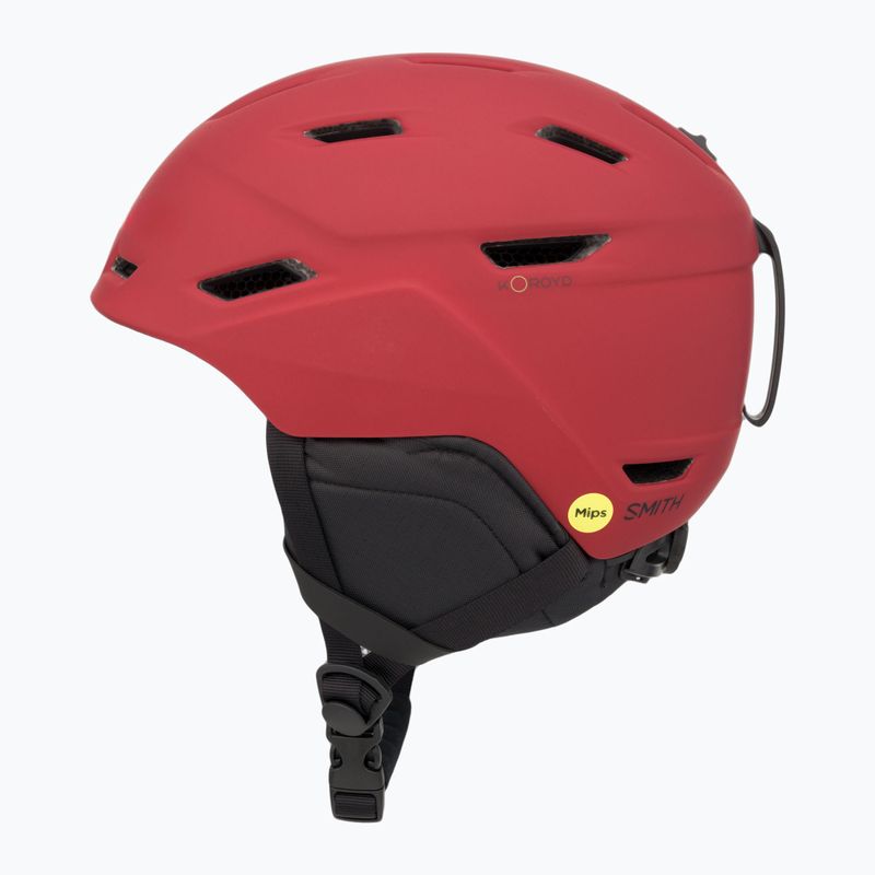 Smith Mission Mips ski helmet matte crimson 5