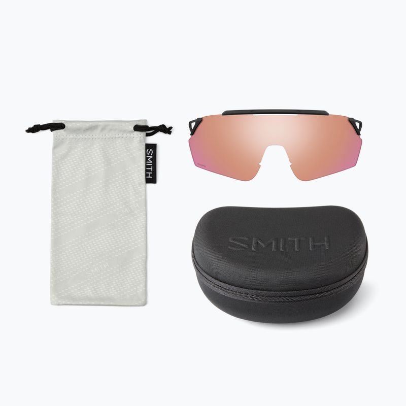 Smith Ruckus matte black/chromapop red mirror sunglasses 4