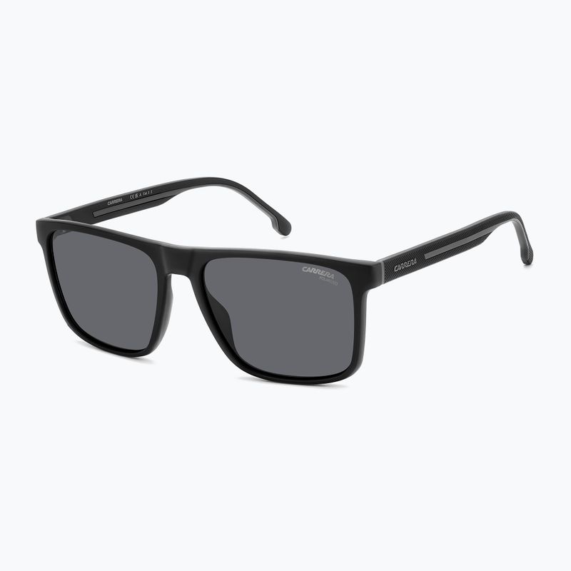 Carrera men's 8064/S black grey/grey polarised sunglasses 2