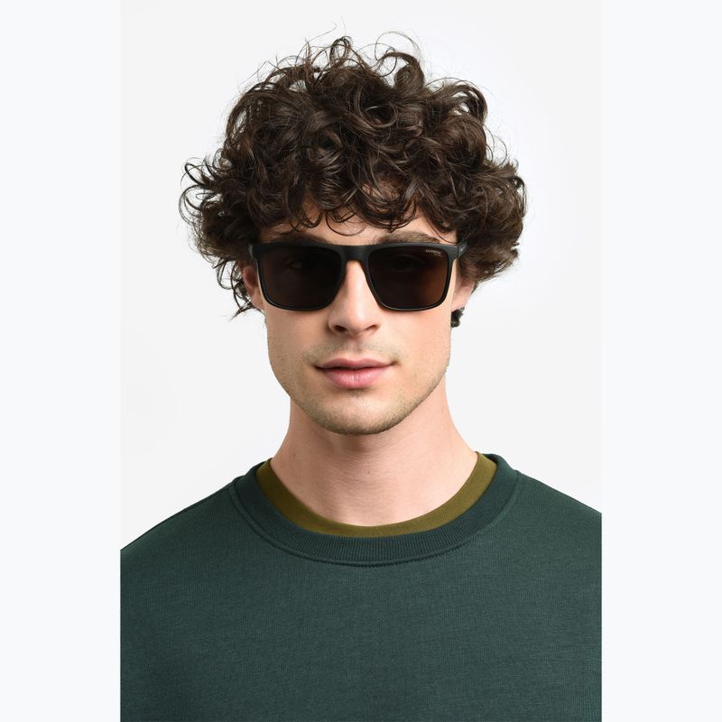 Carrera men's 8064/S black grey/grey polarised sunglasses 6