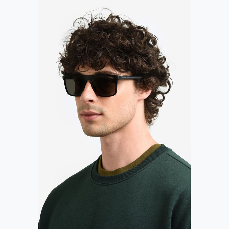 Carrera men's 8064/S black grey/grey polarised sunglasses 7