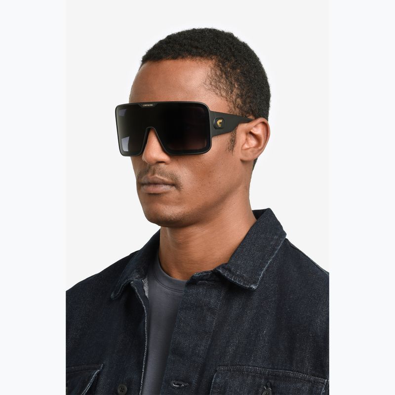 Carrera Flaglab 15 matte black/dark grey shaded sunglasses 15