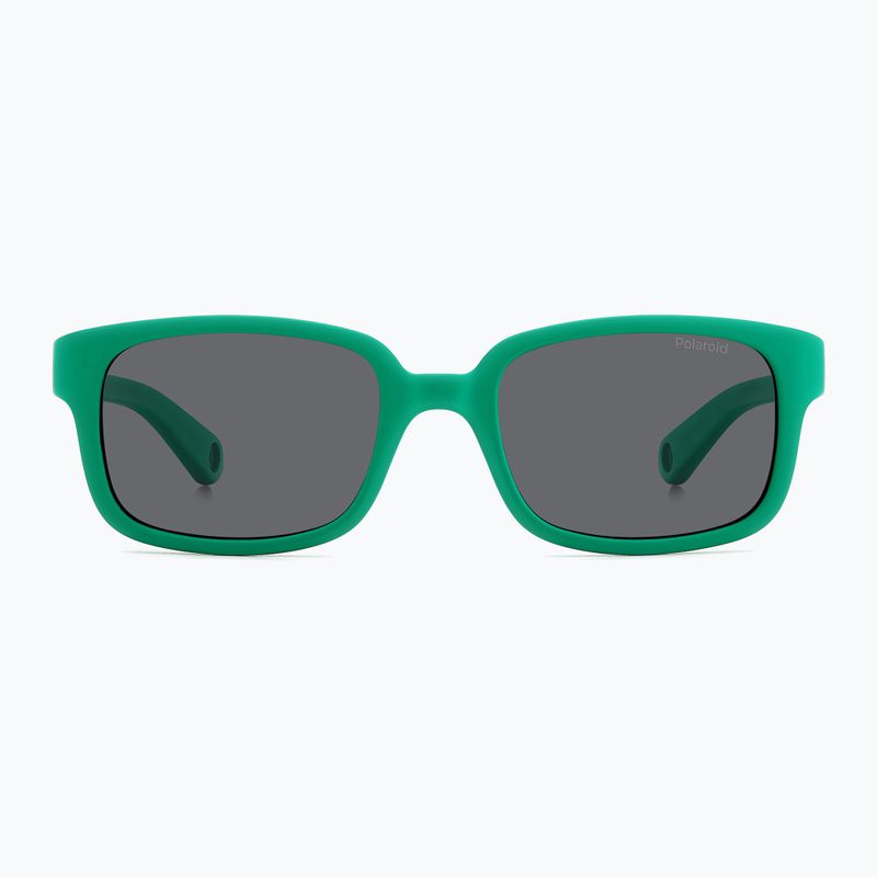 Polaroid PLD K008/S matte green/grey polarised children's sunglasses 3