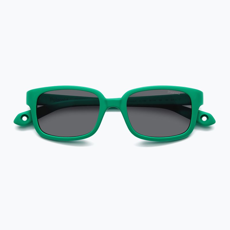 Polaroid PLD K008/S matte green/grey polarised children's sunglasses 4