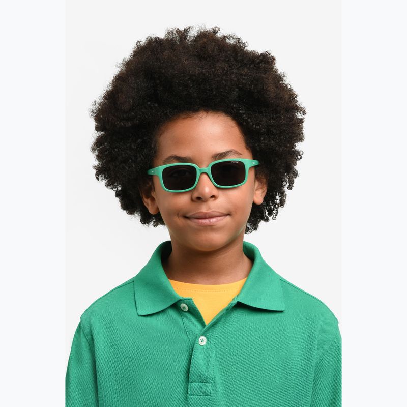 Polaroid PLD K008/S matte green/grey polarised children's sunglasses 6
