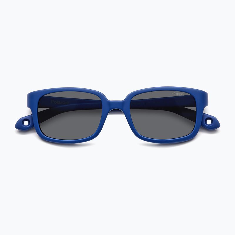 Polaroid PLD K008/S matte blue/grey polarised children's sunglasses 4