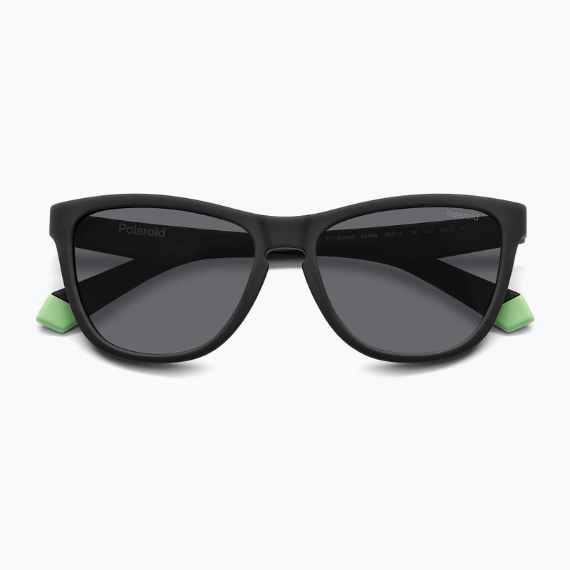 Polaroid PLD 8056/S matte black/grey polarised children's sunglasses 4