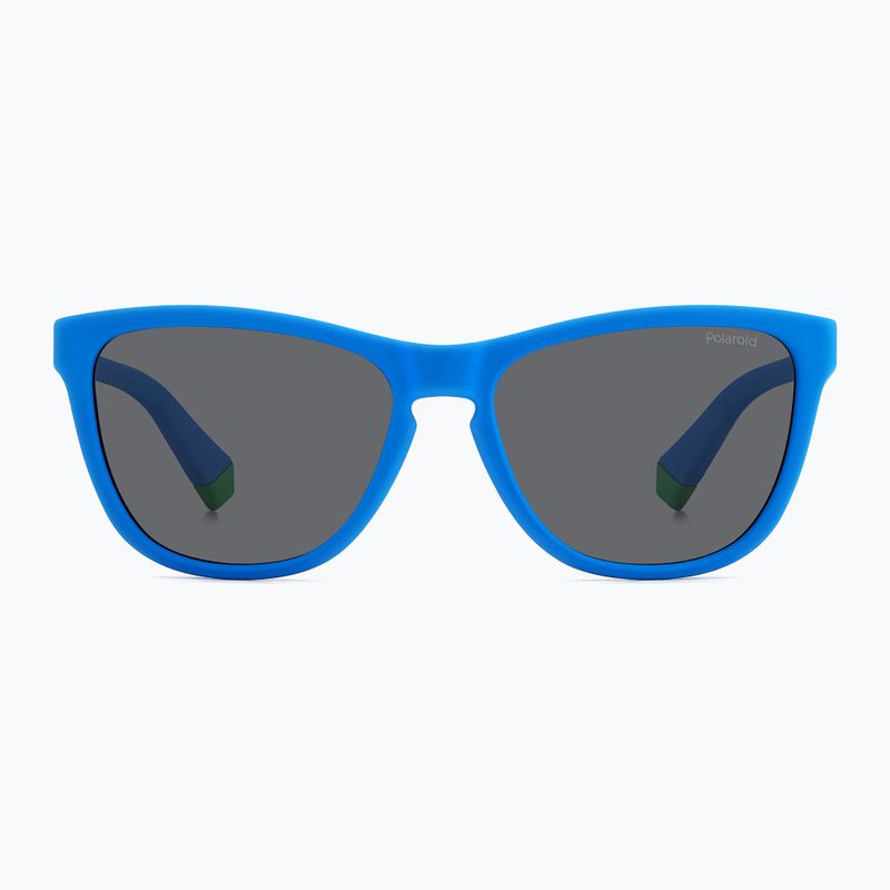 Polaroid PLD 8056/S matte blue/grey polarised children's sunglasses 3