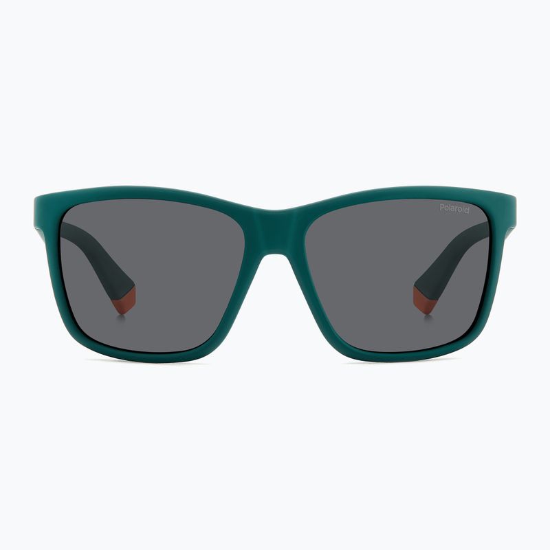 Polaroid PLD 8057/S matte green/grey polarised children's sunglasses 3