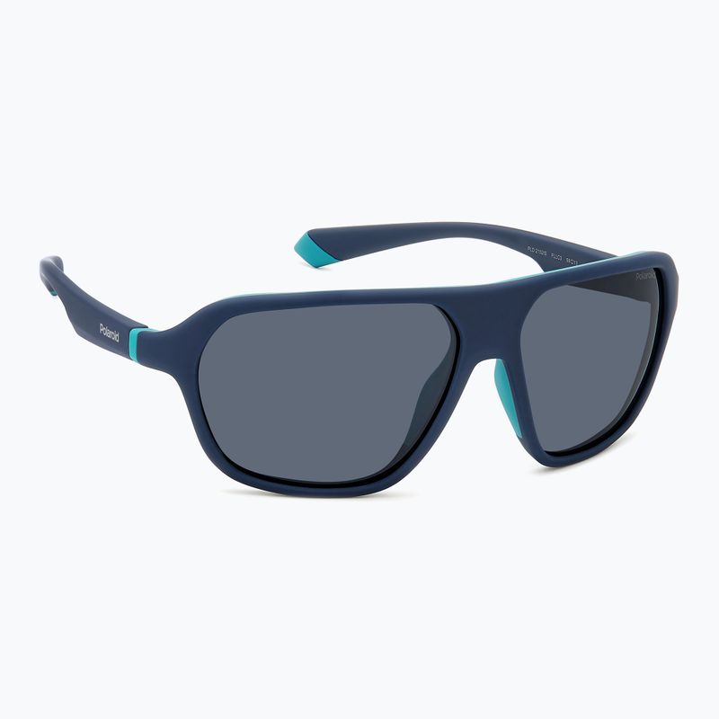 Polaroid PLD 2152/S matte blue/blue polarised sunglasses