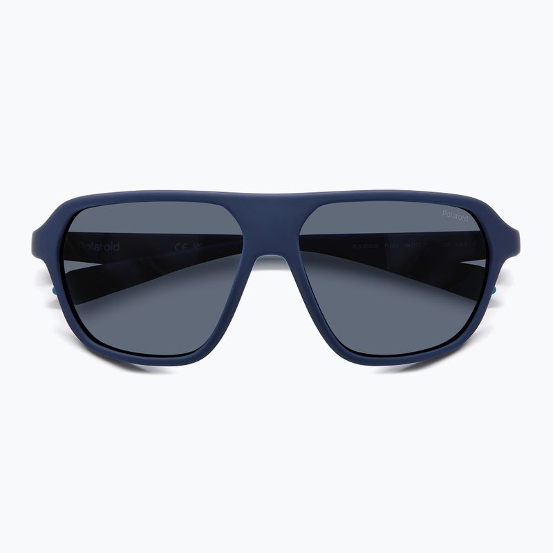 Polaroid PLD 2152/S matte blue/blue polarised sunglasses 3