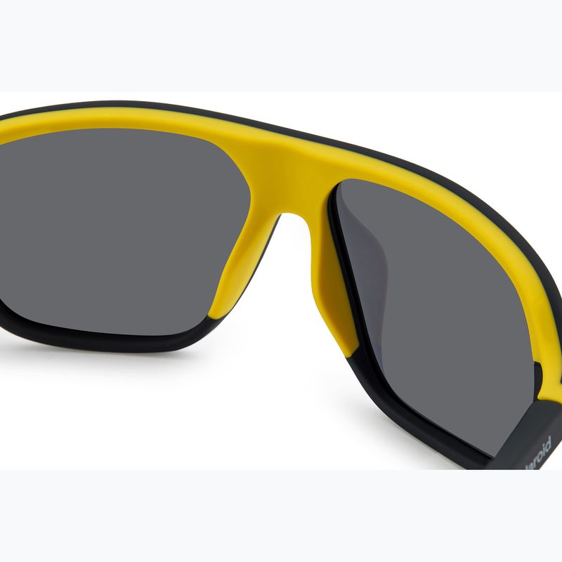 Polaroid PLD 2152/S matte black yellow/grey polarised sunglasses 4