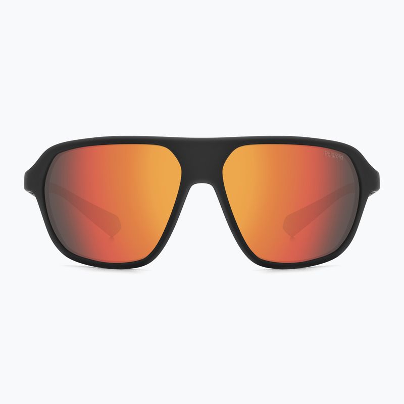 Polaroid PLD 2152/S matte black red/red multilayer polarised sunglasses 2