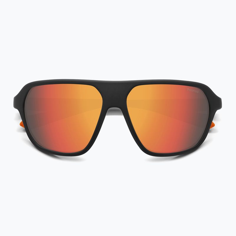 Polaroid PLD 2152/S matte black red/red multilayer polarised sunglasses 3