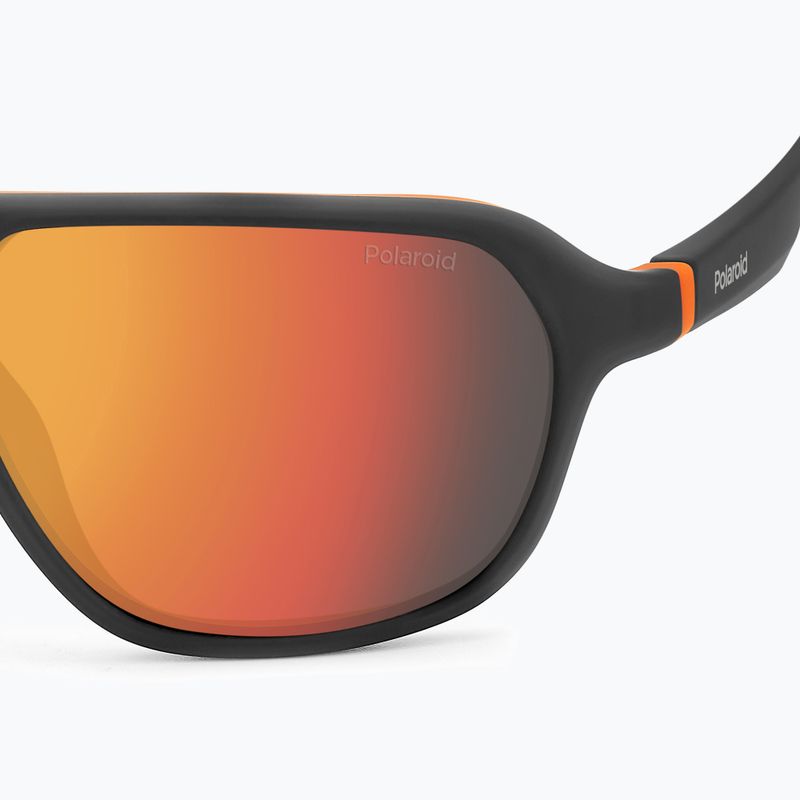 Polaroid PLD 2152/S matte black red/red multilayer polarised sunglasses 5