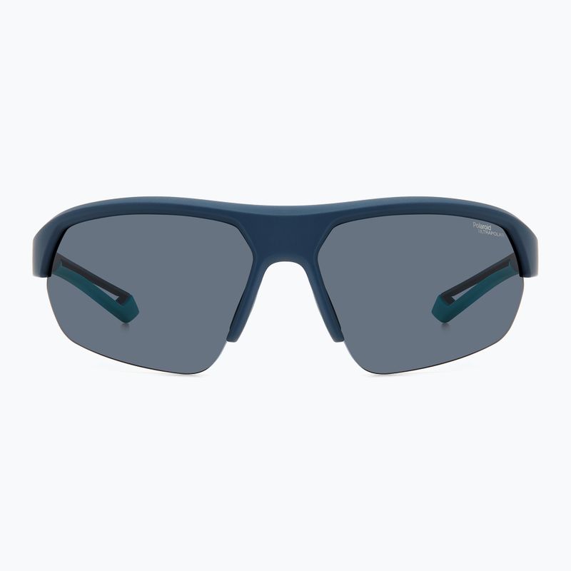 Polaroid PLD 7048/S matte blue/grey polarized high contrast sunglasses 2