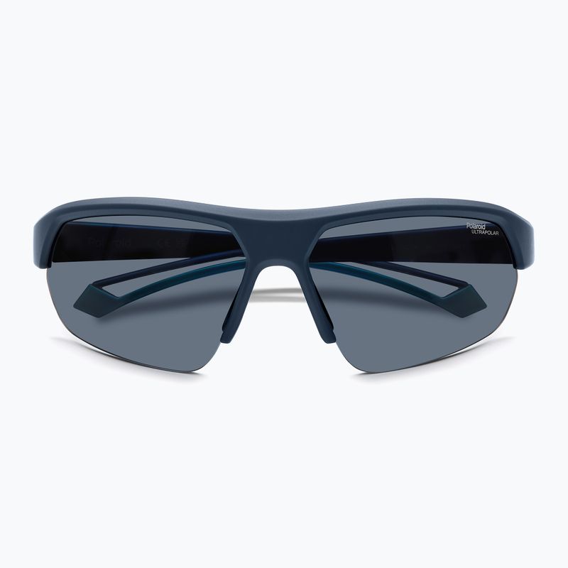 Polaroid PLD 7048/S matte blue/grey polarized high contrast sunglasses 3
