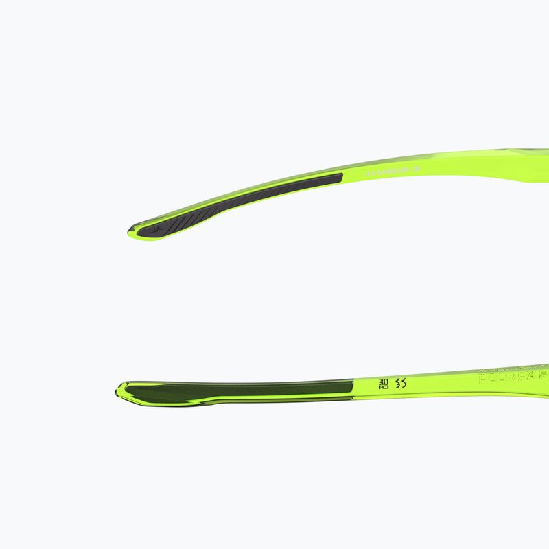 Under Armour Gameday Jr S3 yellow crystal/silver mirror children's sunglasses 8