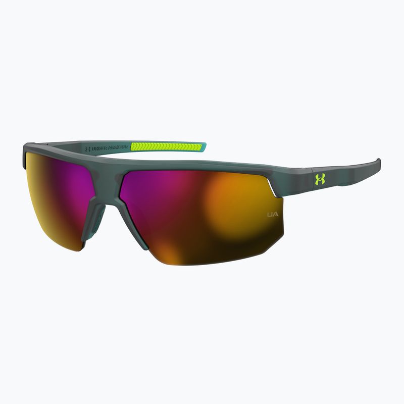 Under Armour Driven/G S3 yellow teal/pink mirror men's sunglasses 2