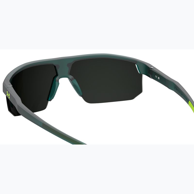 Under Armour Driven/G S3 yellow teal/pink mirror men's sunglasses 6