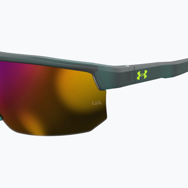 Under Armour Driven/G S3 yellow teal/pink mirror men's sunglasses 7