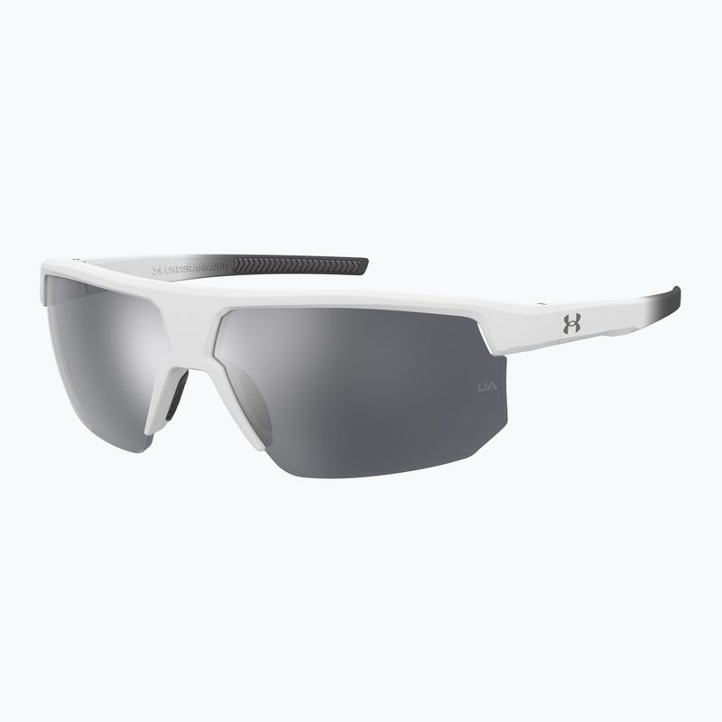 Under Armour Driven/G S3 white grey/silver mirror men's sunglasses 2