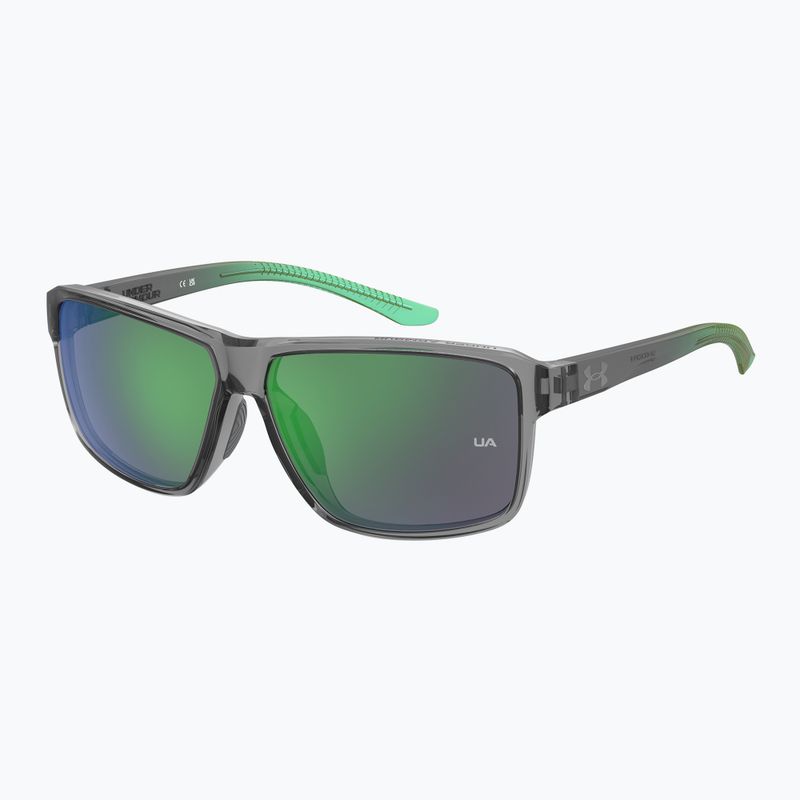 Men's Under Armour Kickoff/G S3 grey green/green multilayer sunglasses 2