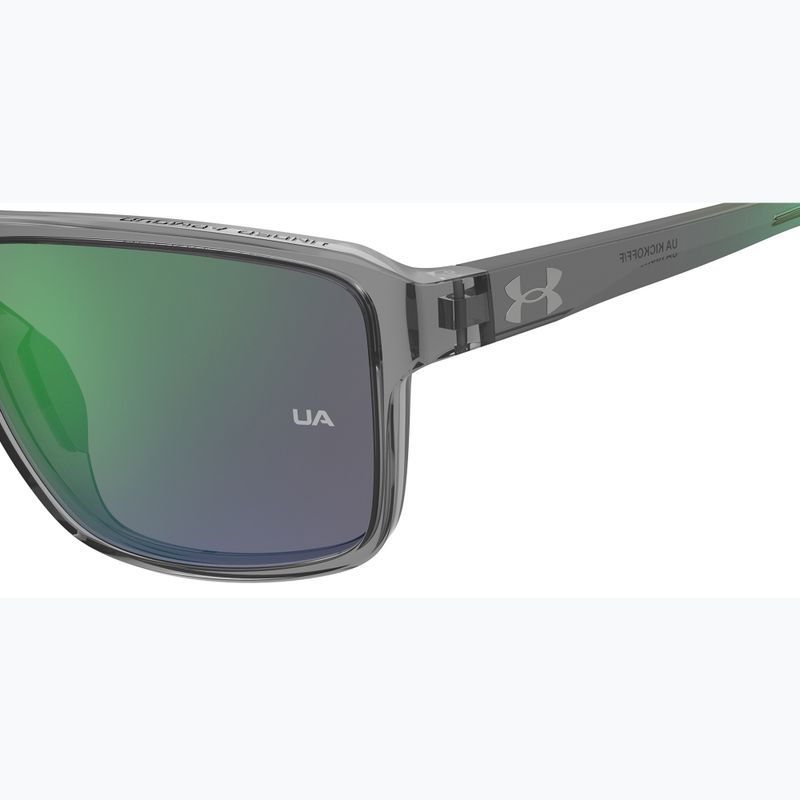Men's Under Armour Kickoff/G S3 grey green/green multilayer sunglasses 7