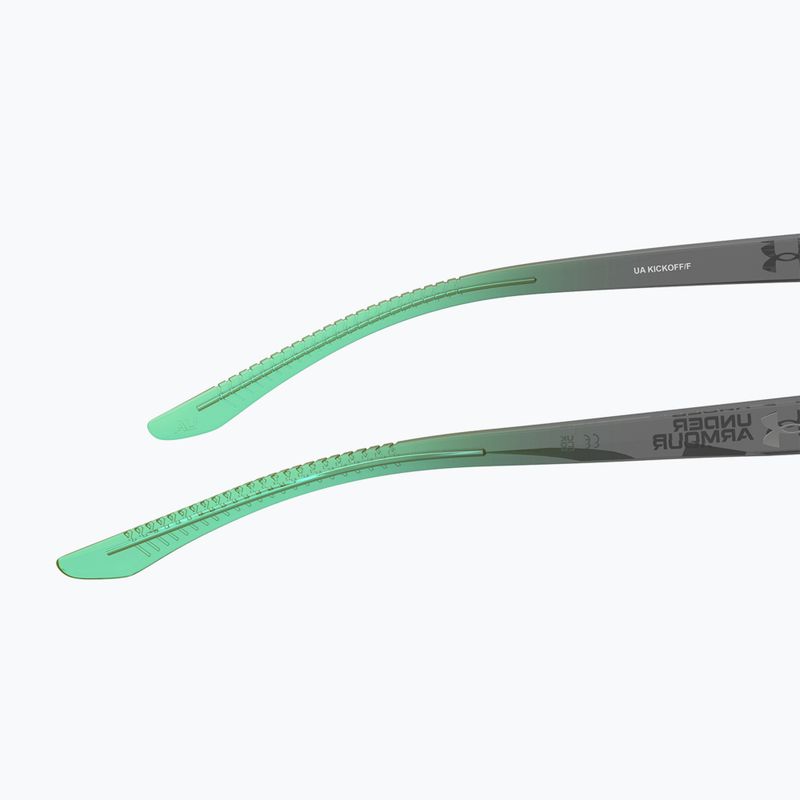 Men's Under Armour Kickoff/G S3 grey green/green multilayer sunglasses 8