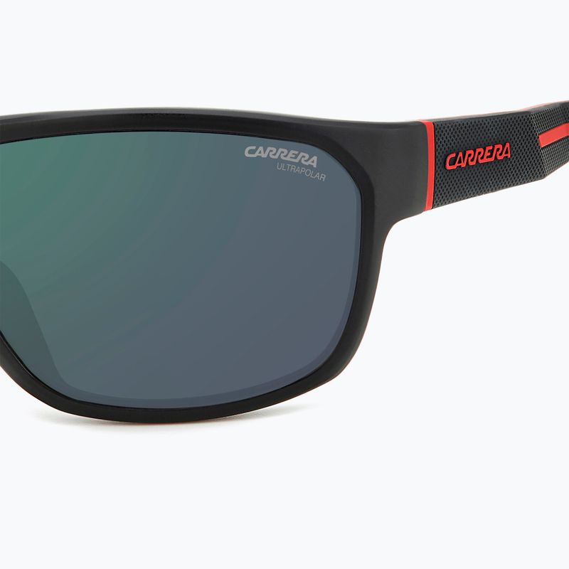 Carrera 4018/S men's matte black red/green grey hight contrast anti reflex sunglasses 6