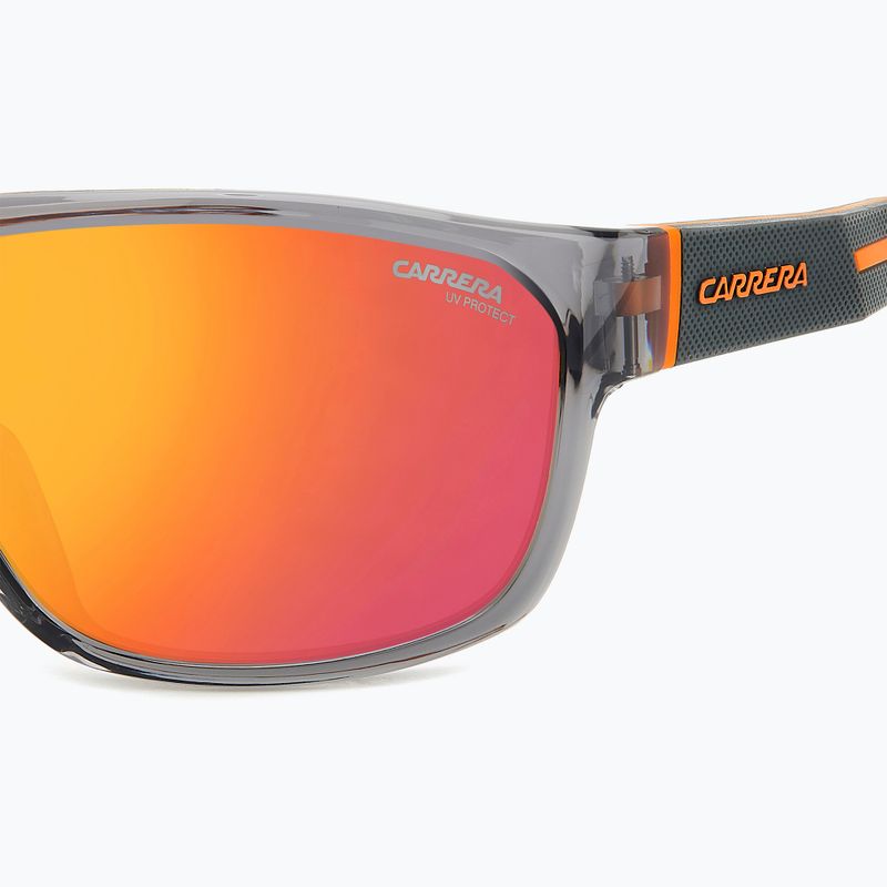 Carrera 4018/S grey orange/red multilayer men's sunglasses 6