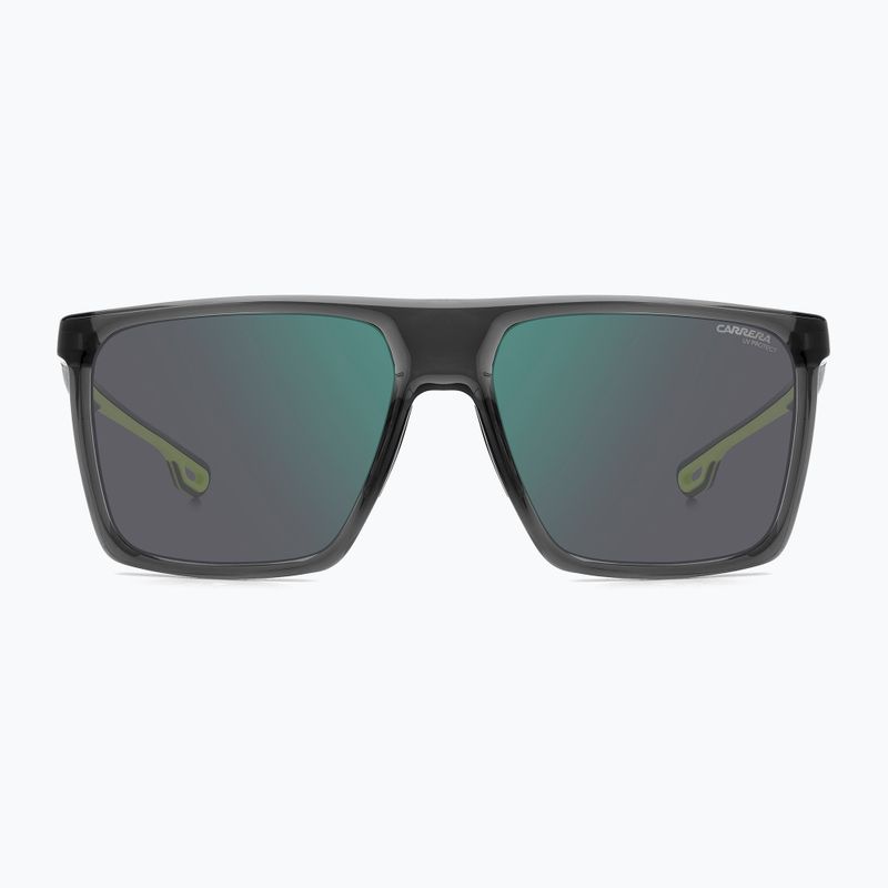 Carrera 4019/S men's grey yellow fluo/green mirror sunglasses 3
