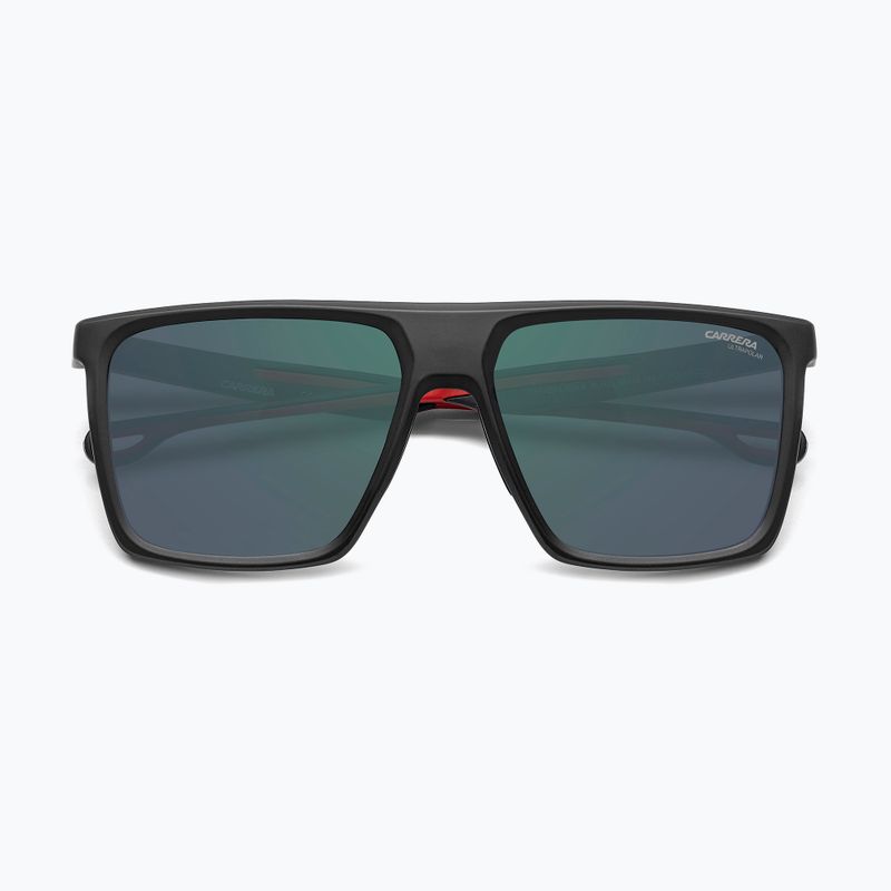 Carrera 4019/S men's matte black red/green grey hight contrast anti reflex sunglasses 4