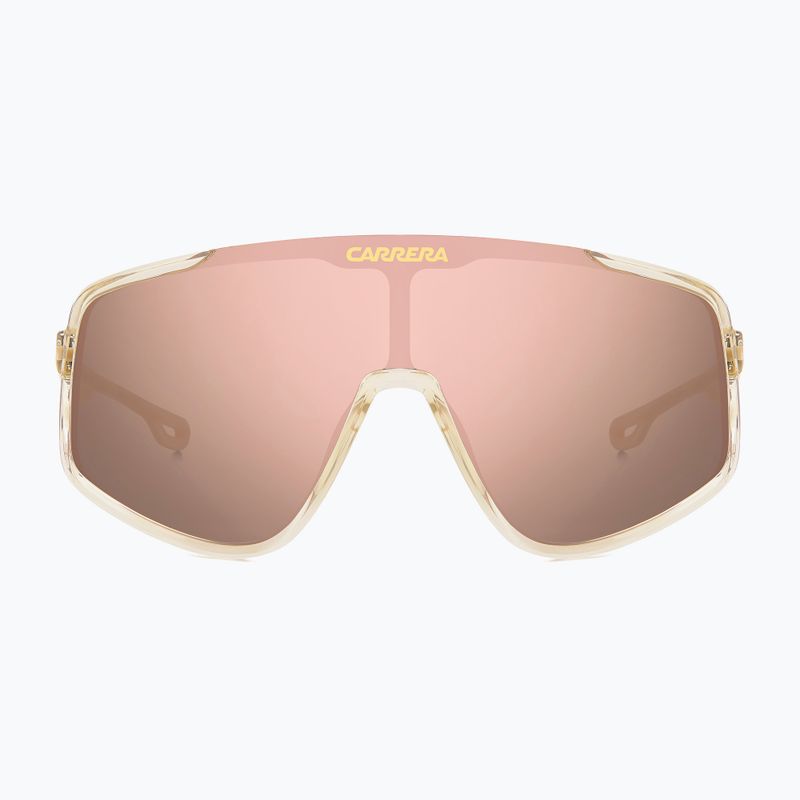 Carrera 4017/S men's crystal beige/rose gold multilayer sunglasses 3