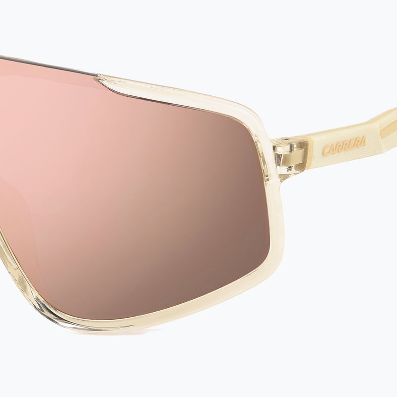 Carrera 4017/S men's crystal beige/rose gold multilayer sunglasses 6