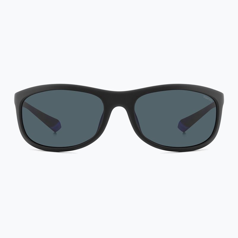 Polaroid PLD 2154/S matte black blue/blue polarised sunglasses 3