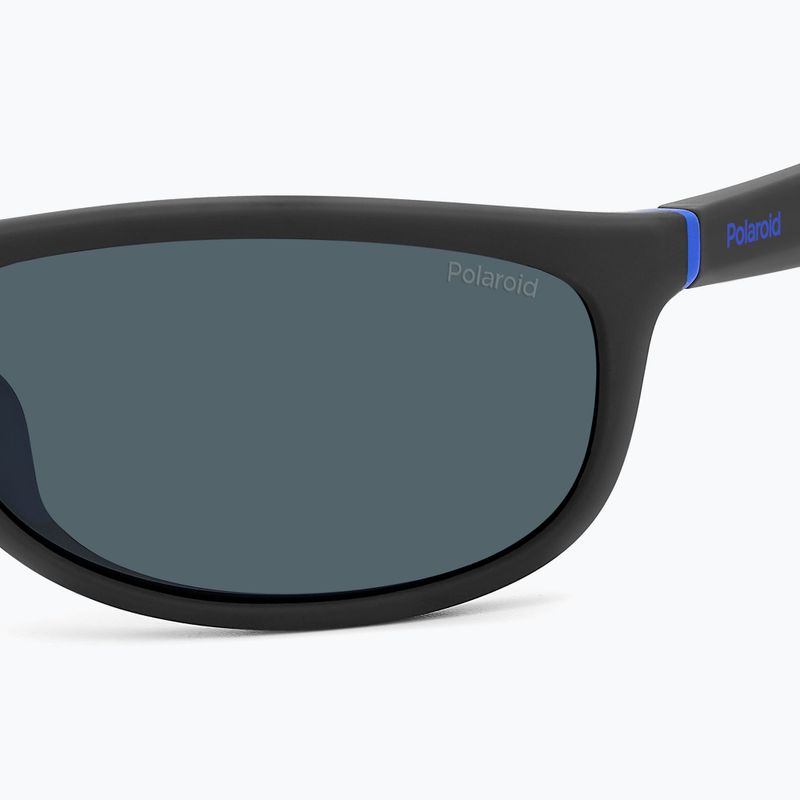 Polaroid PLD 2154/S matte black blue/blue polarised sunglasses 5