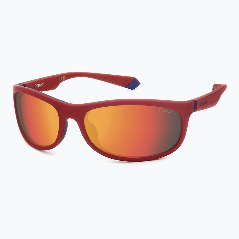 Polaroid PLD 2154/S matte red/red multilayer polarised sunglasses 2