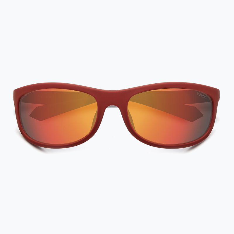 Polaroid PLD 2154/S matte red/red multilayer polarised sunglasses 4
