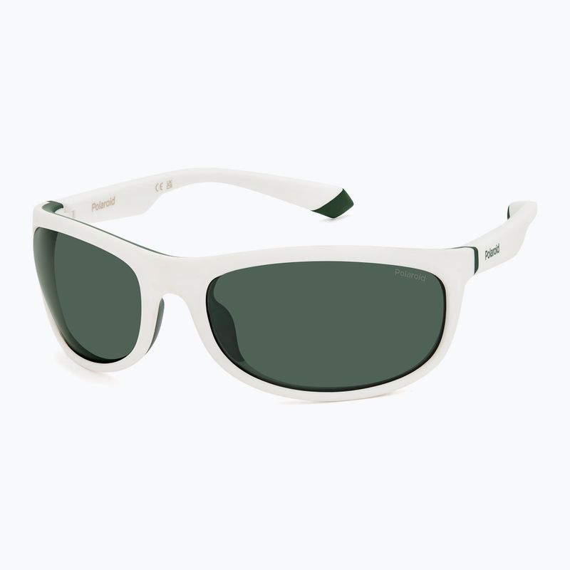 Polaroid PLD 2154/S matte white/green polarised sunglasses 2