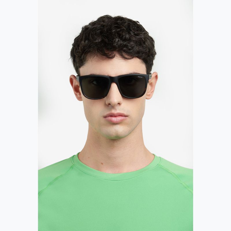 Polaroid PLD 2155/S men's matte brown havana/green polarised sunglasses 6
