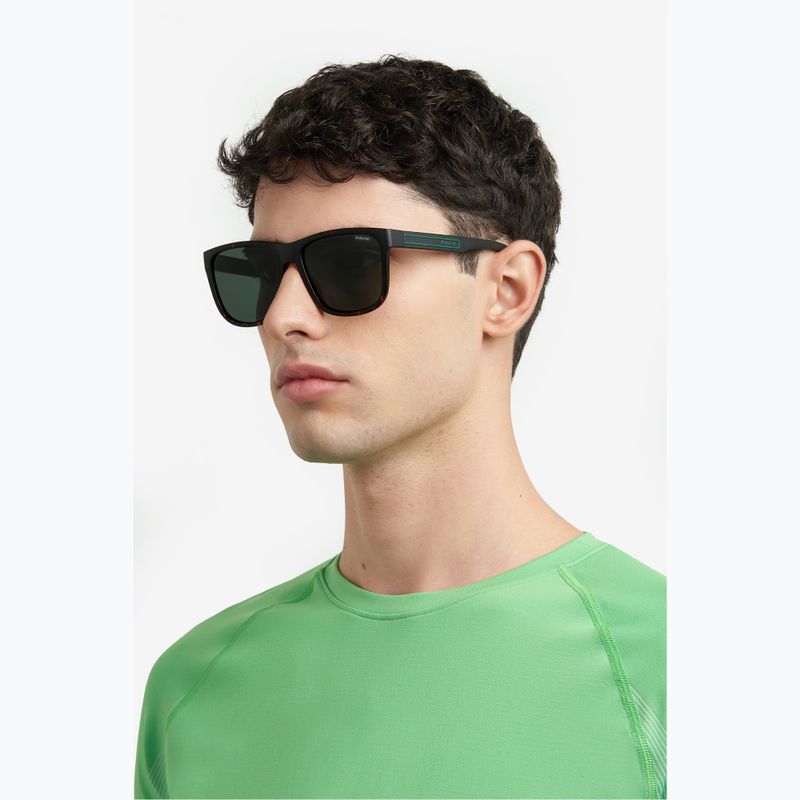 Polaroid PLD 2155/S men's matte brown havana/green polarised sunglasses 7