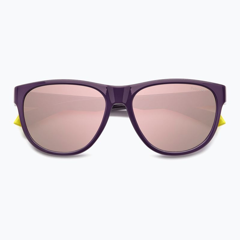 Polaroid PLD 2156/S violet/rose gold multilayer polarised sunglasses 4