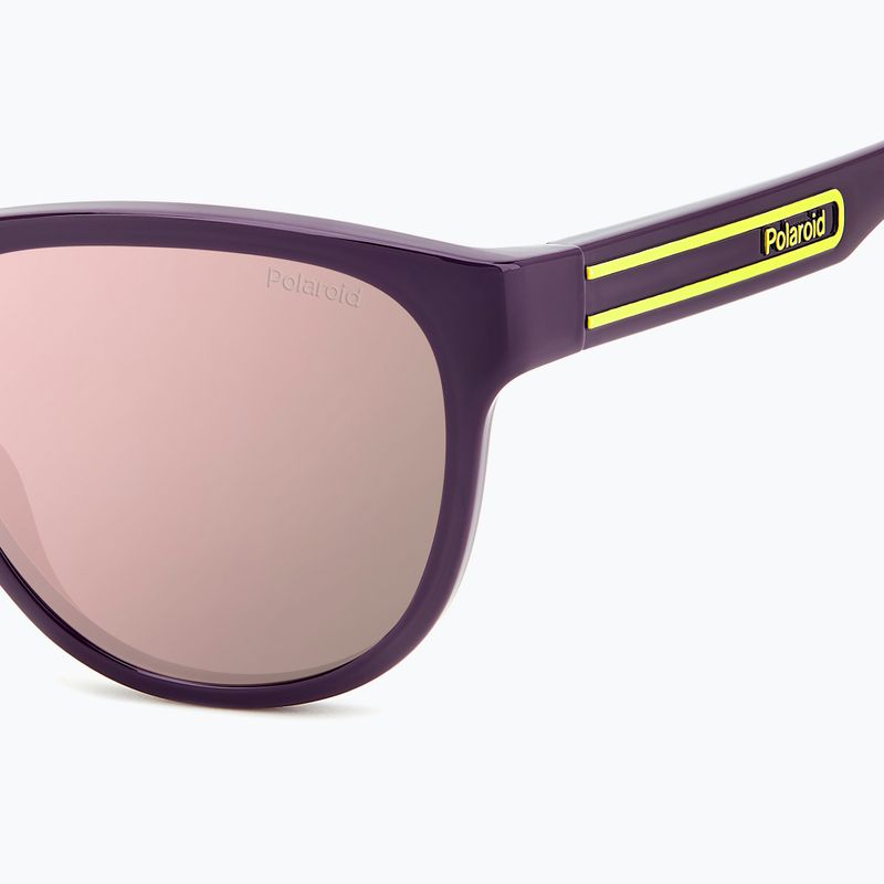 Polaroid PLD 2156/S violet/rose gold multilayer polarised sunglasses 5