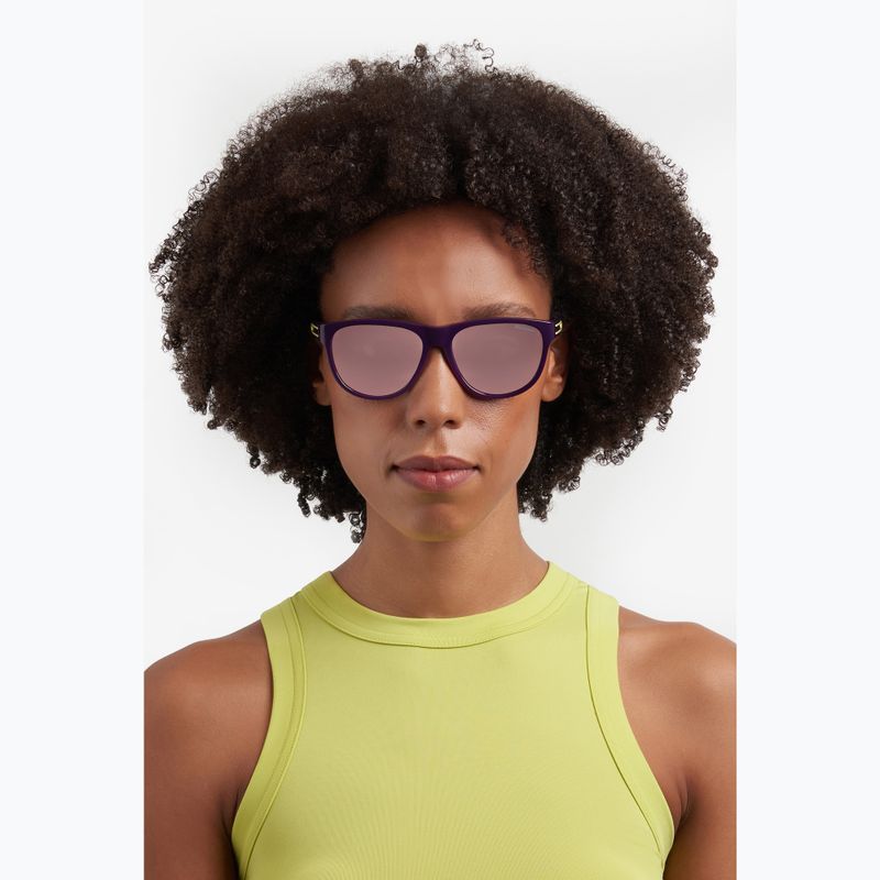 Polaroid PLD 2156/S violet/rose gold multilayer polarised sunglasses 6