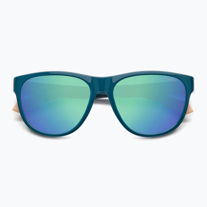 Polaroid PLD 2156/S teal/greygreen mirror polarised sunglasses 4