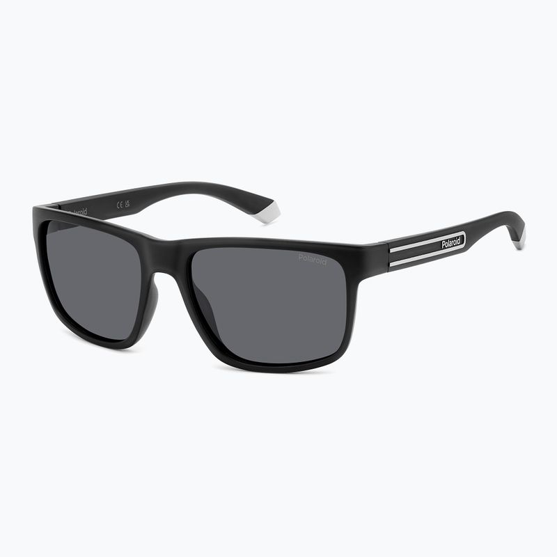 Polaroid PLD 2571/S matte black/grey polarised men's sunglasses 2