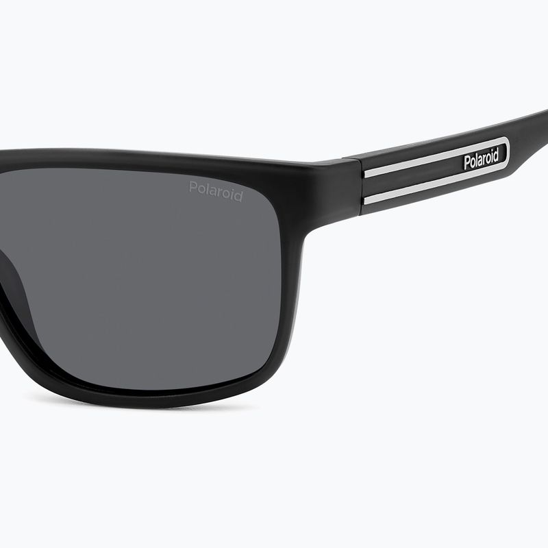 Polaroid PLD 2571/S matte black/grey polarised men's sunglasses 5