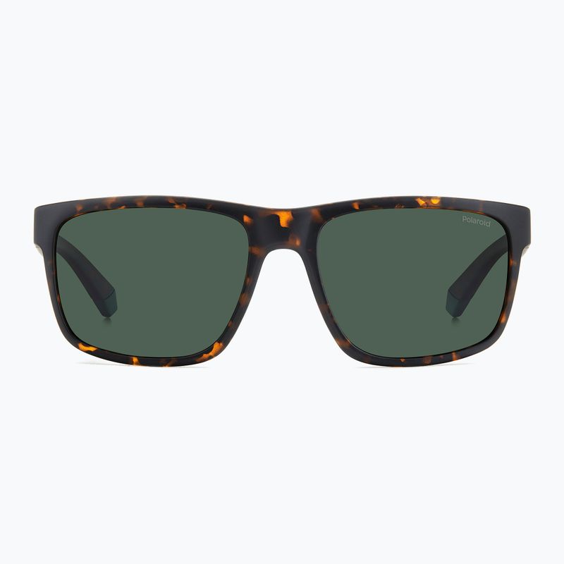 Polaroid PLD 2157/S men's matte brown havana/green polarised sunglasses 3